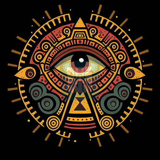 Aztec eye Unisex t-shirt